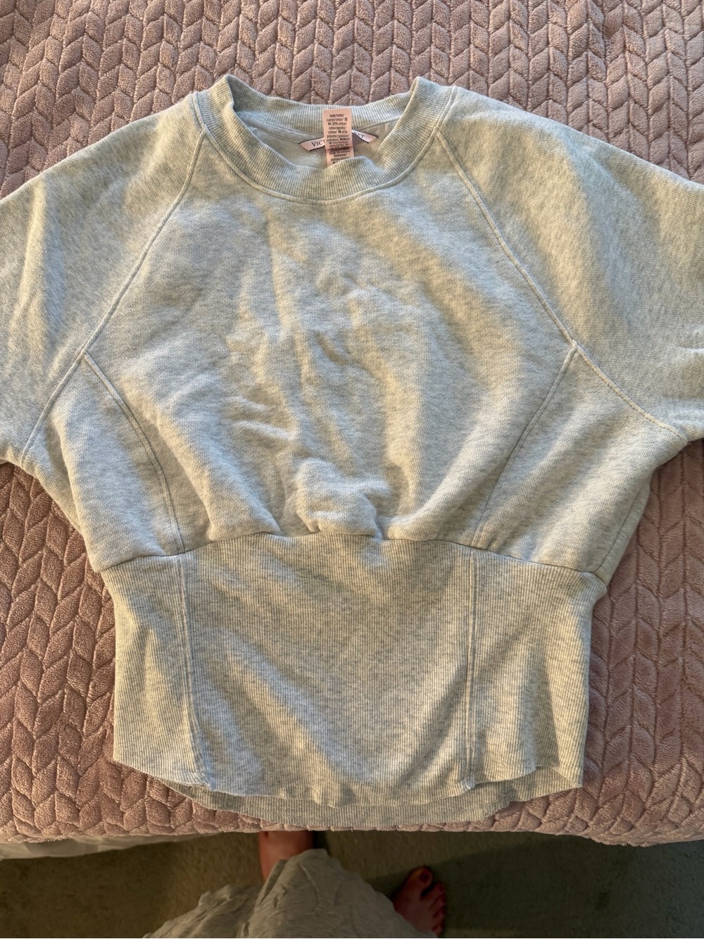 Victoria's Secret Heather Gray Crewneck Sweatshirt